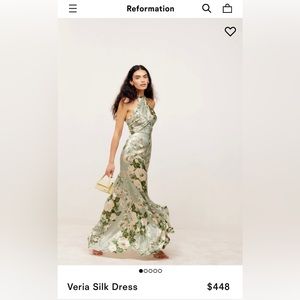 Reformation Veria Silk Dress